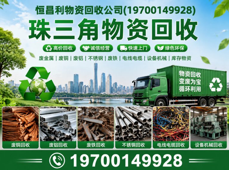 白云区珠三角物资回收展示图